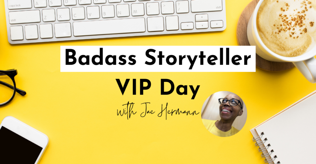 Imagine finally launching your blog + regularly sharing your stories and business expertise with ease. Book your Badass Storyteller VIP Day with Jae Hermann today.